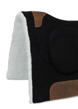 Saddle Pad - Black Contoured Fleece