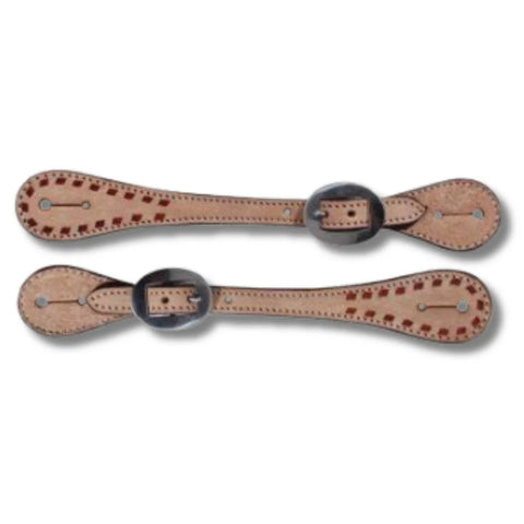 Professional's Choice - Rough Out Buck Stitch Spur Strap - Guthrie