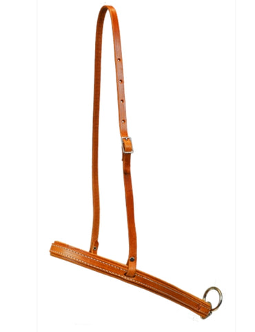 Tie Down Noseband - Flat Leather