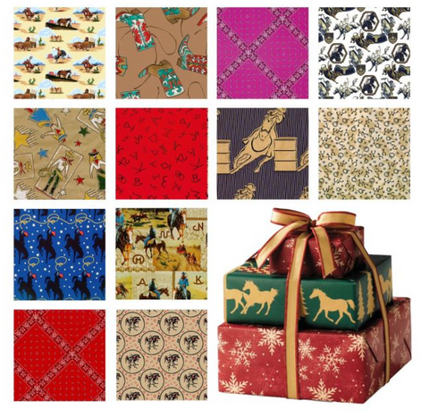 Western Wrapping Paper - Assorted