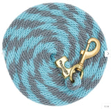 Weaver Poly Lead with Solid Brass Snap - Assorted Colours