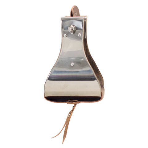 Stirrups - Open Range 5-1/4″ Stainless Steel Covered Wooden Stirrups