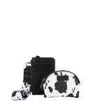 Dual Pouch Wristlet - Wrangler - Cow-Print