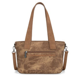 Crossbody Purse - Wrangler - Brown Denim Patchwork