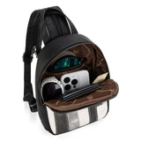 Mini Backpack - Wrangler - Denim Patchwork with Detachable Coin Pouch