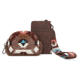 Dual Pouch Wristlet - Wrangler - Sherpa Southwestern Art Print