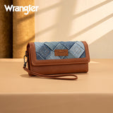 Tri-Fold Wallet - Wrangler - Denim Woven