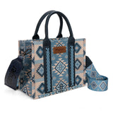 Crossbody Tote - Wrangler Aztec Pattern Dual Sided Print