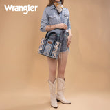 Crossbody Tote - Wrangler Aztec Pattern Dual Sided Print