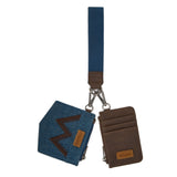 Dual Pouch Wristlet - Wrangler -  "W" Embroidered