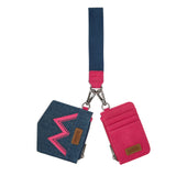 Dual Pouch Wristlet - Wrangler -  "W" Embroidered