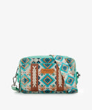 Crossbody Purse -  Wrangler - Aztec Dual Sided Print