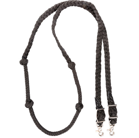 Martin Braided Nylon Barrel Reins with Knots