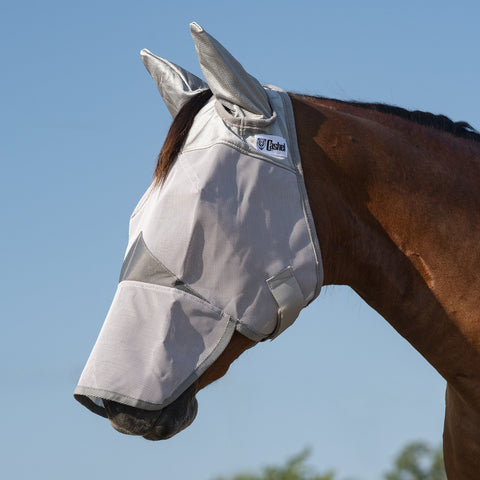 Fly Mask Horse Long Nose w/ Ears