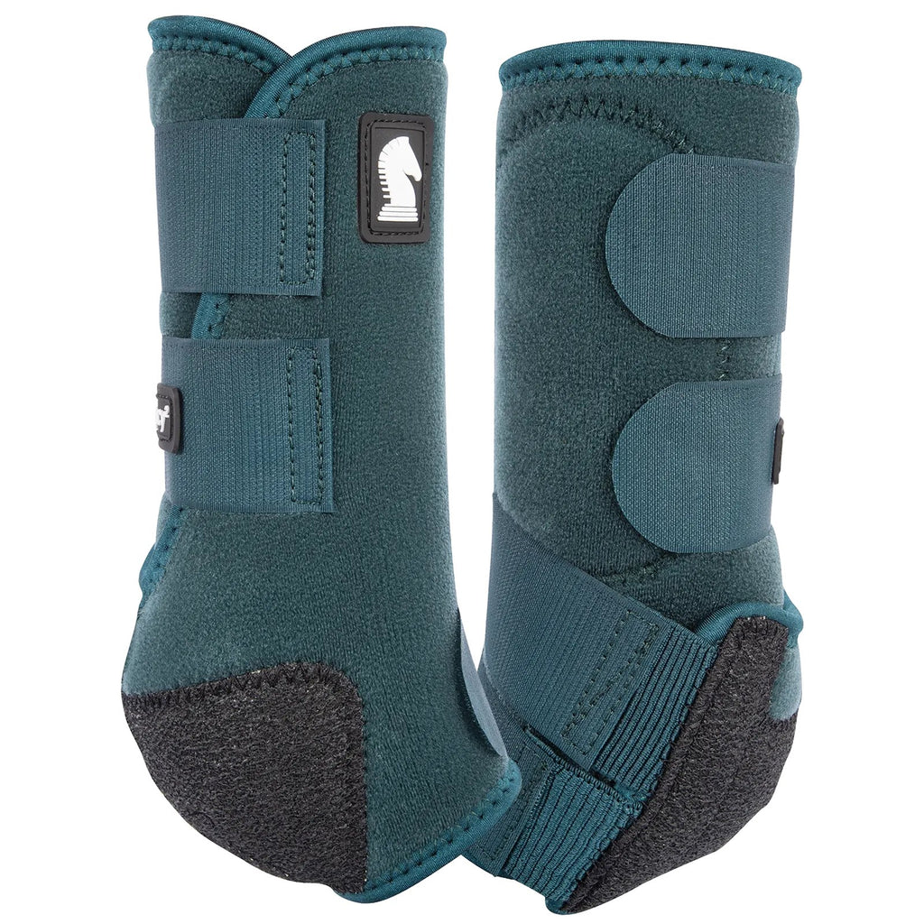 Lot de 4 bottes Classic Equine NOIR LEGACY 2 SYSTEM valeur avant et arrière tail Lot de 4 bottes Classic Equine NOIR LEGACY 2 SYSTEM valeur avant et arrière tail