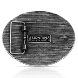 Montana Silversmiths - Two Tone Stockyard - Buckle