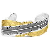 Montana Silversmiths - Golden Feather Cuff - Bracelet