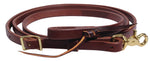 Ranch Collection Heavy Oil Harness Leather Roping Rein by Professional's Choice