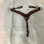 Scott Thomas Breast Collar - Chocolate Spider 3”