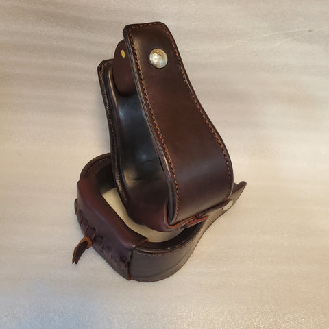 Stirrups - Vic Bennett Leather wrapped