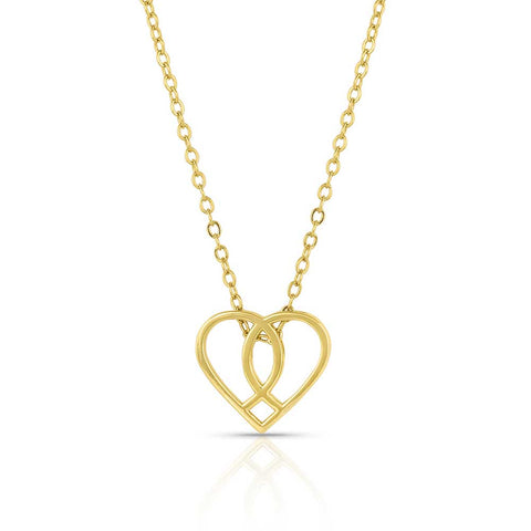 Montana Silversmiths - Connected Faith Heart Necklace