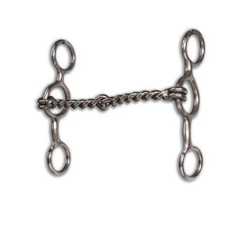 Professionals Choice - Equisential Performance Short Shank Twisted Wire Snaffle EQB-404