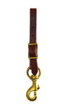 GIRTH CONNECTOR LATIGO LEATHER WITH SNAP