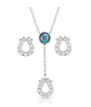Montana Silversmiths -Infinite Luck Turquoise Jewelry Set