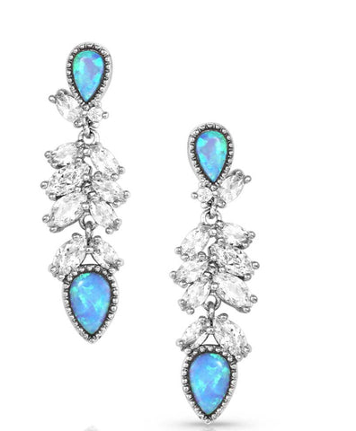 Montana Silversmiths - Mystic Falls Opal Crystal Earrings