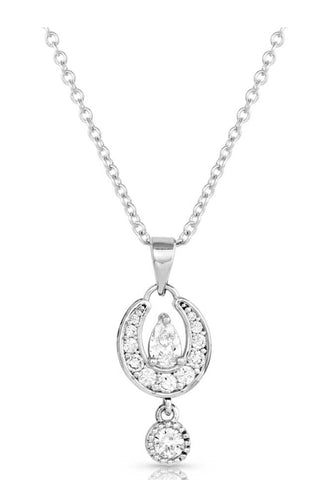 Montana Silversmiths - Frozen Dew Drops Crystal Necklace