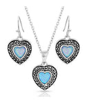 Montana Silversmiths -Depths of My Heart Jewelry Set