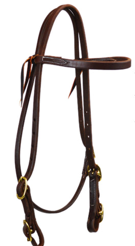 Browband Headstall - Four Buckle HDST-13