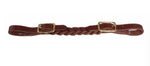 Braided Oiled Harness Leather Curb Strap