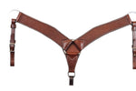 2 3/4" Breast Collar Assorted Tooled Leather w/ SS Hardware