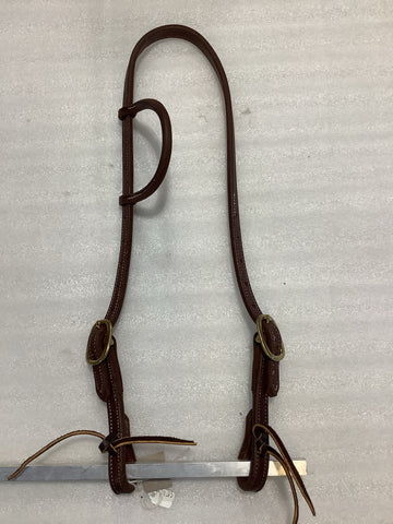 One Ear Bridle Gold buckle hdst-107