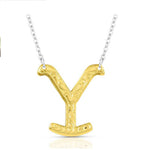 Montana Silversmiths - The Y Yellowstone Brand Necklace