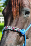 Professional’s Choice Beaded Rope Halter with Lead