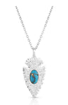 Montana Silversmiths - Chiseled Arrowhead Turquoise Necklace