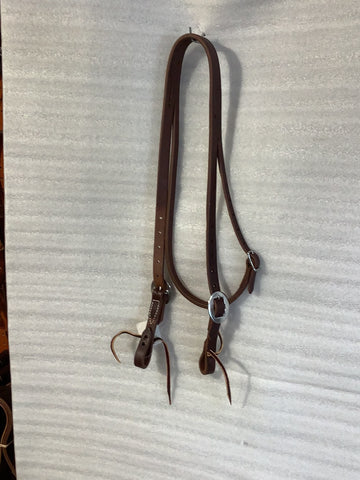 Slit Ear Headstall - with Throat latch hdst-269
