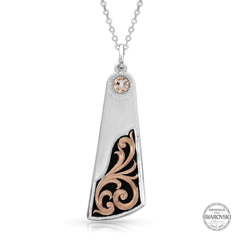 Montana Silversmiths - Over the Horizon Rose Gold Necklace