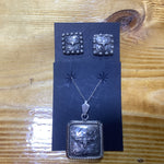 Sterling Silver Earrings and Necklace set