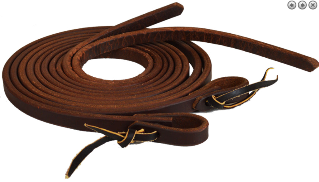 Harness Leather Heavy Oil Split Reins - 5/8