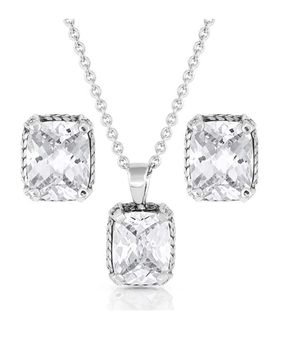 Montana Silversmiths -Star Light's Bliss Crystal Jewelry Set