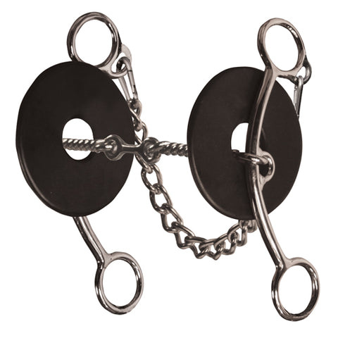 Professionals Choice - Brittany Pozzi Lifter Series- Three Piece Twisted Wire Snaffle BPB-114