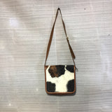 Cowhide Purse With Flap