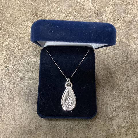 Montana Silversmiths - Silver Heart Drop Necklace