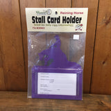 STALL CARD HOLDERS