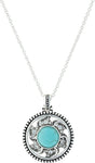 Montana Silversmiths -Tumbling Flower Medallion Necklace