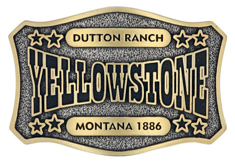 Montana Silversmiths -The Y Yellowstone Star Attitude Belt Buckle