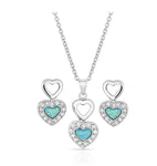 Montana Silversmiths -River Lights in Love Jewelry Set